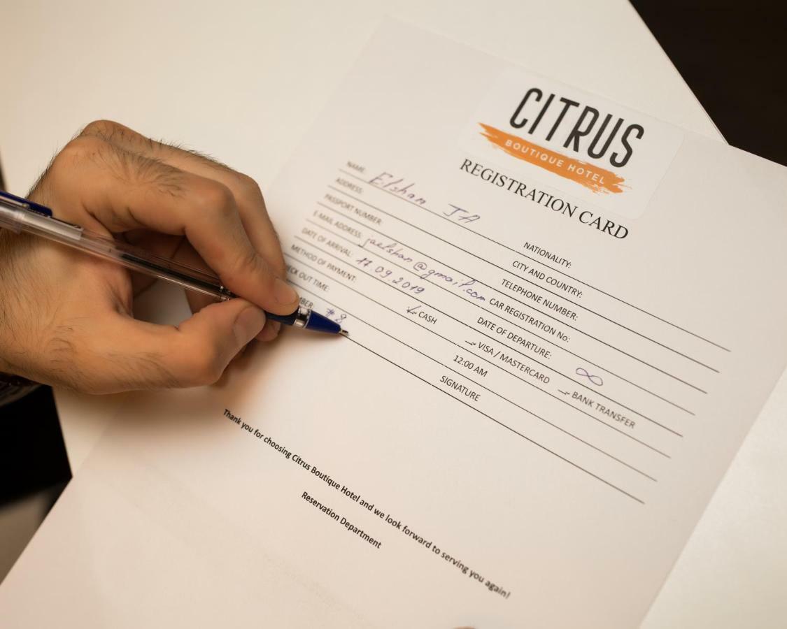 Citrus Boutique Hotel Baku Luaran gambar